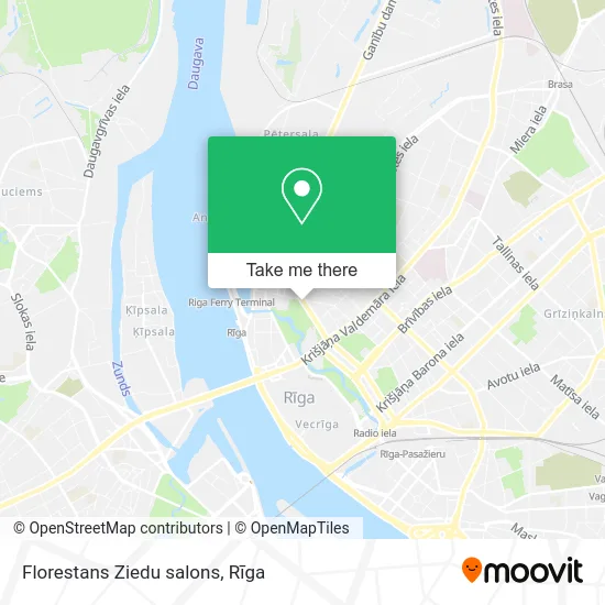 Florestans Ziedu salons map