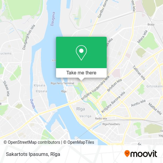 Карта Sakartots Ipasums