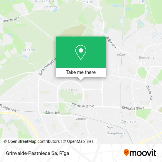 Карта Grinvalde-Pastniece Sa