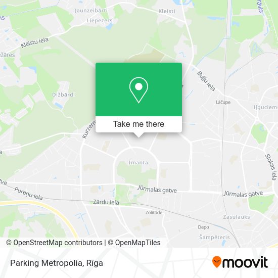 Карта Parking Metropolia