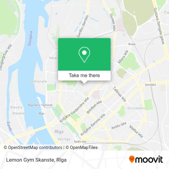 Lemon Gym Skanste map