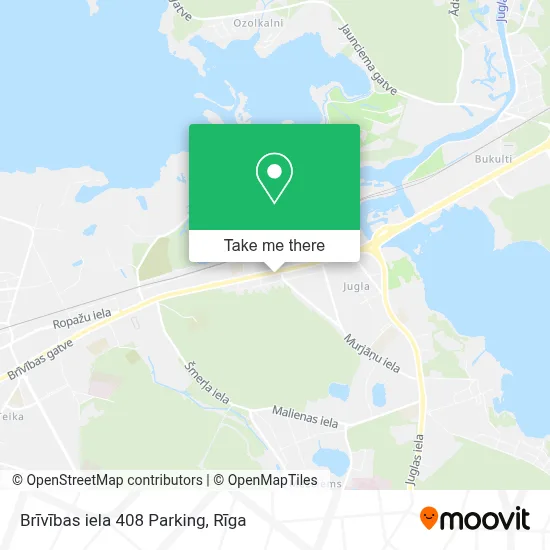Brīvības iela 408 Parking map
