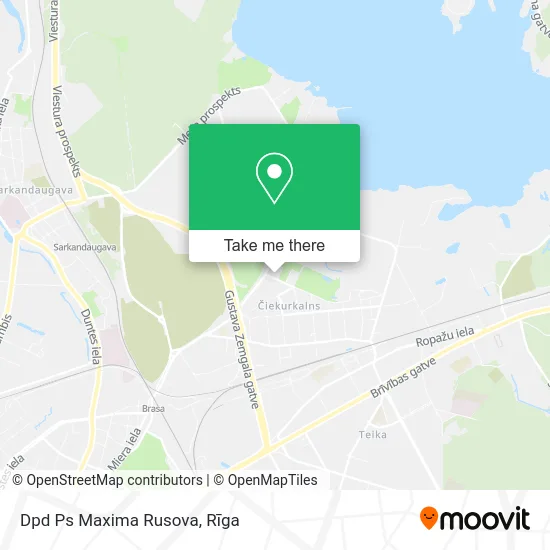 Карта Dpd Ps Maxima Rusova