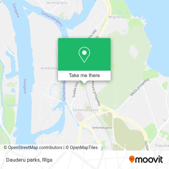 Карта Dauderu parks