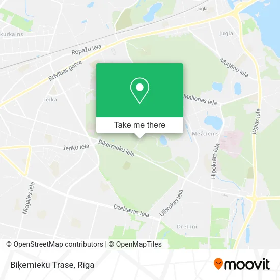 Карта Biķernieku Trase