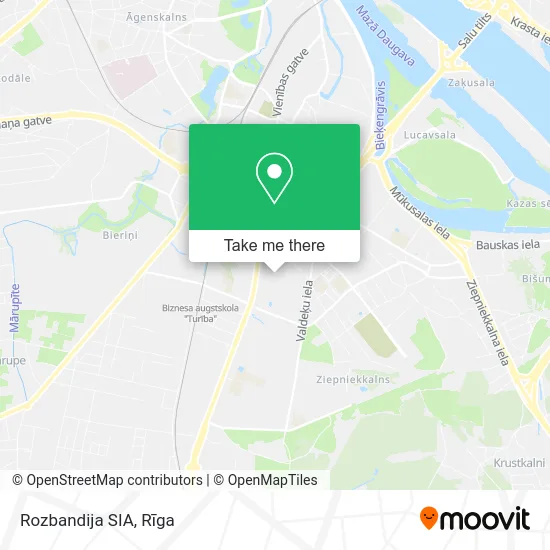 Rozbandija SIA map