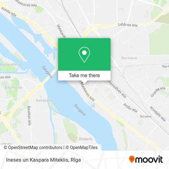 Ineses un Kaspara Miteklis map