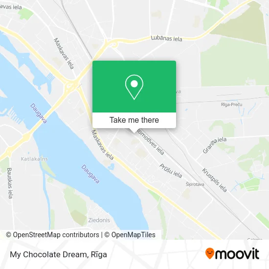 My Chocolate Dream map