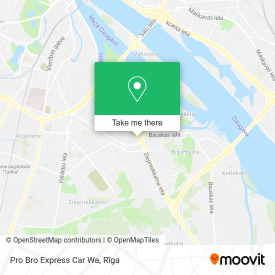 Карта Pro Bro Express Car Wa