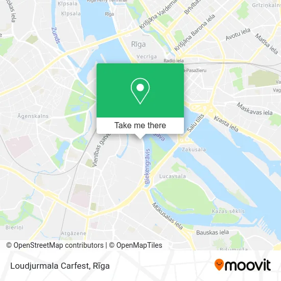 Loudjurmala Carfest map