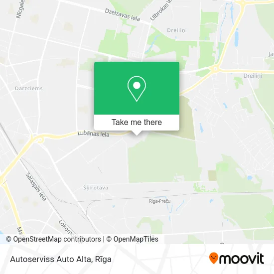 Карта Autoserviss Auto Alta