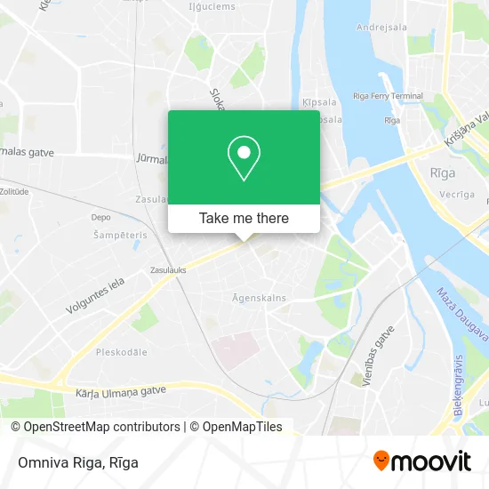 Omniva Riga map