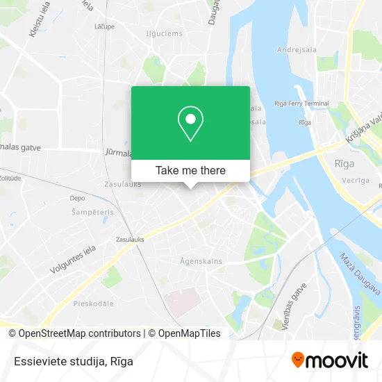 Карта Essieviete studija