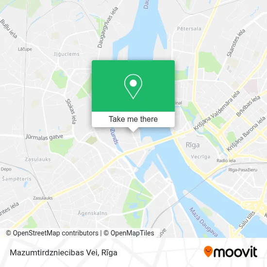 Mazumtirdzniecibas Vei map