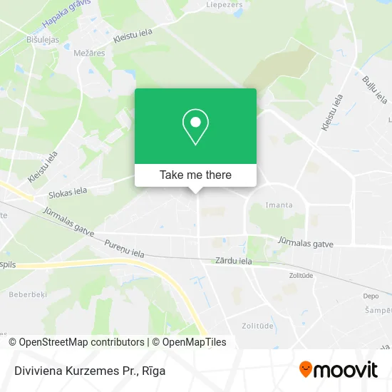 Diviviena Kurzemes Pr. map