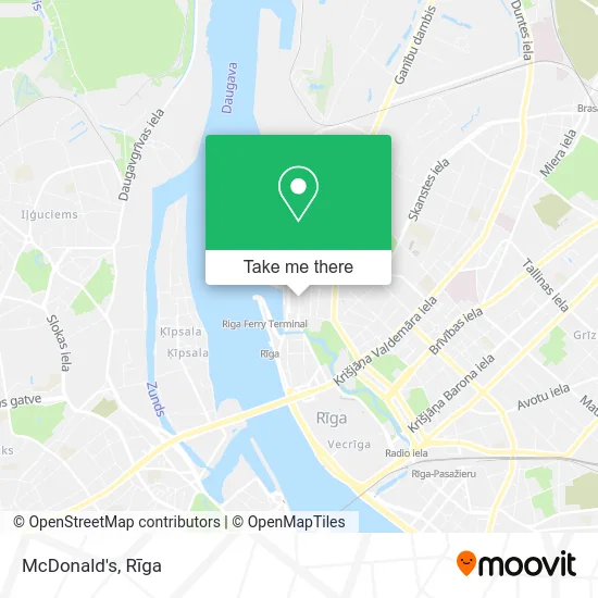 Карта McDonald's