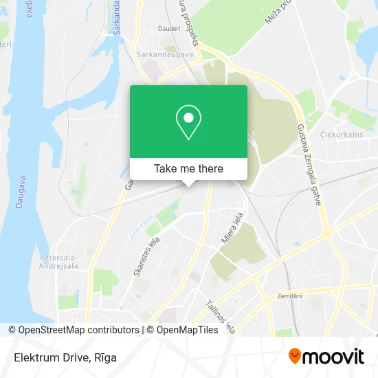 Elektrum Drive map