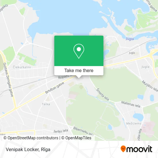 Карта Venipak Locker