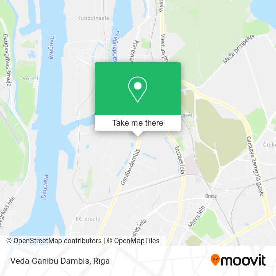 Veda-Ganibu Dambis map