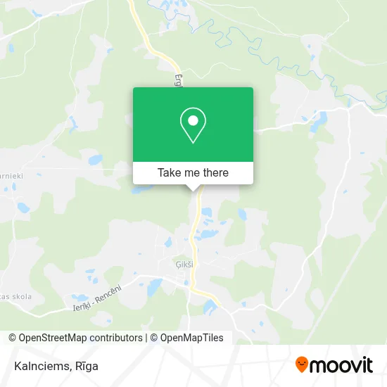 Kalnciems map