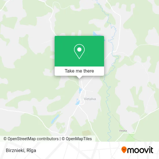 Birznieki map