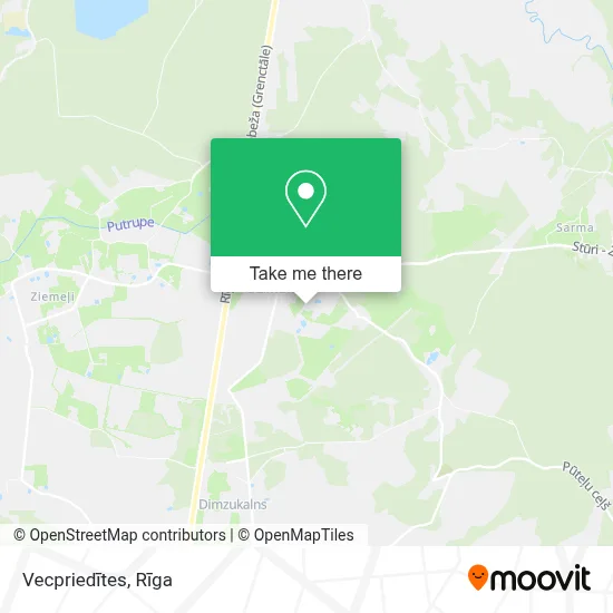Vecpriedītes map