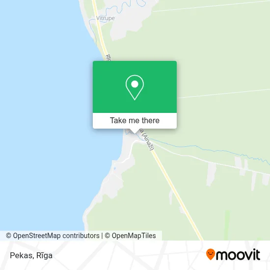 Pekas map
