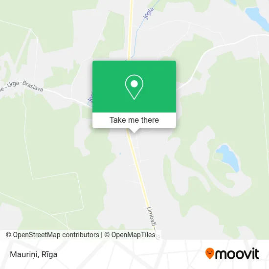 Mauriņi map
