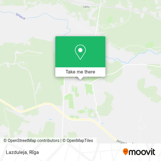 Lazduleja map