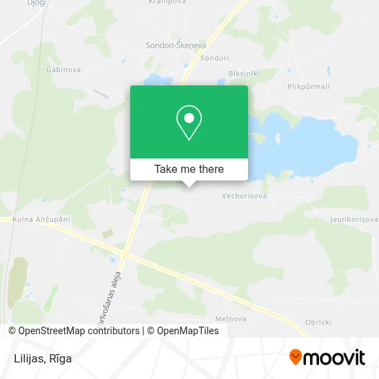 Lilijas map