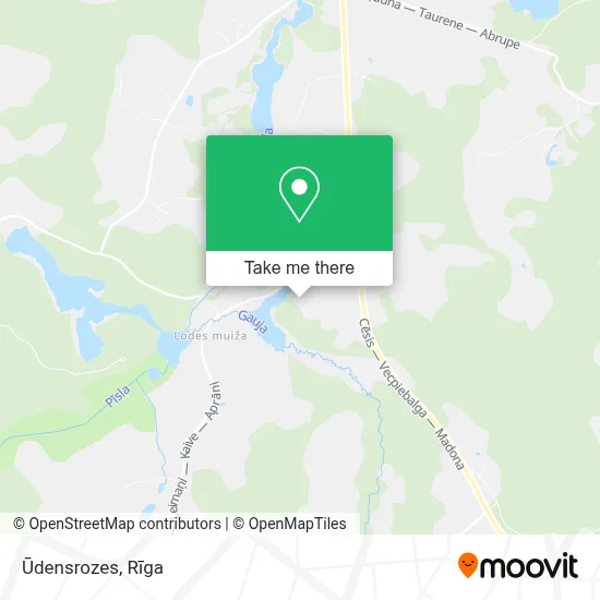 Ūdensrozes map