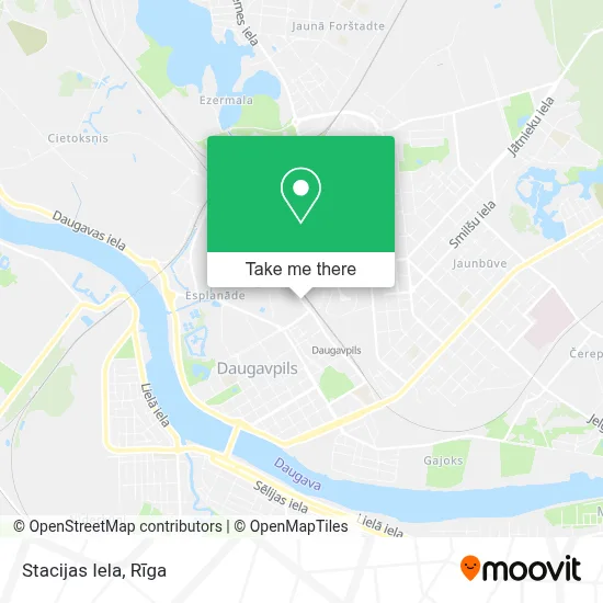 Stacijas Iela map