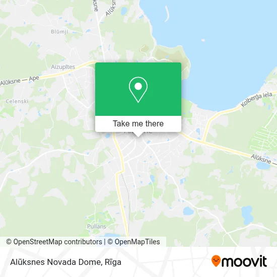 Alūksnes Novada Dome map