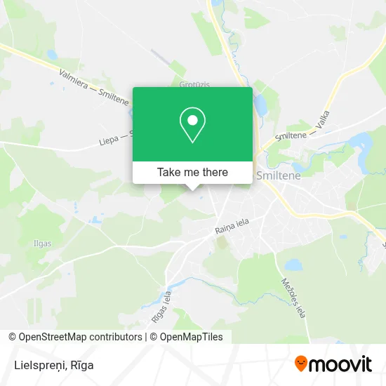 Lielspreņi map