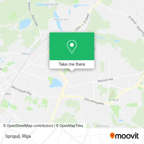 Spriguļi map