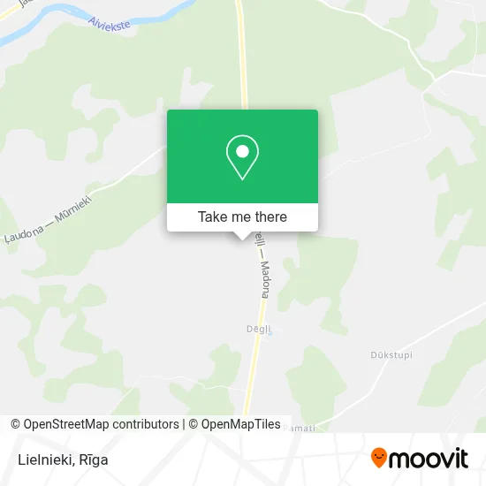 Lielnieki map