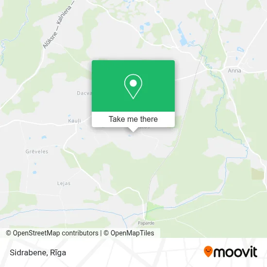 Sidrabene map