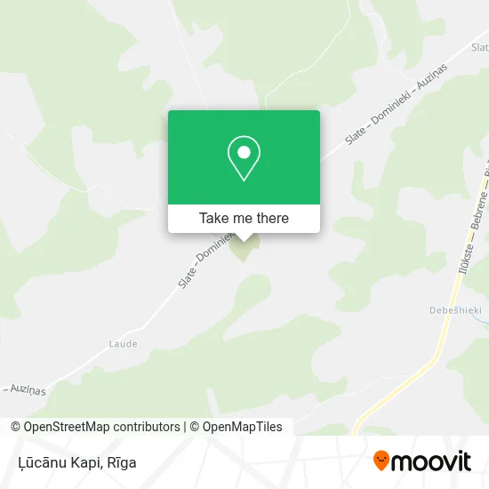 Ļūcānu Kapi map
