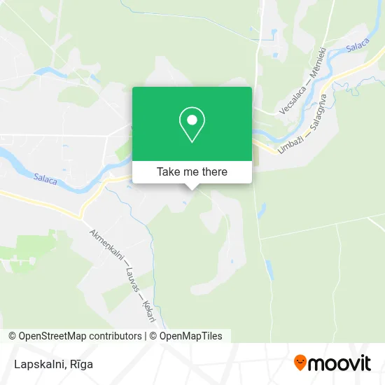 Lapskalni map