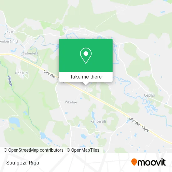 Saulgoži map