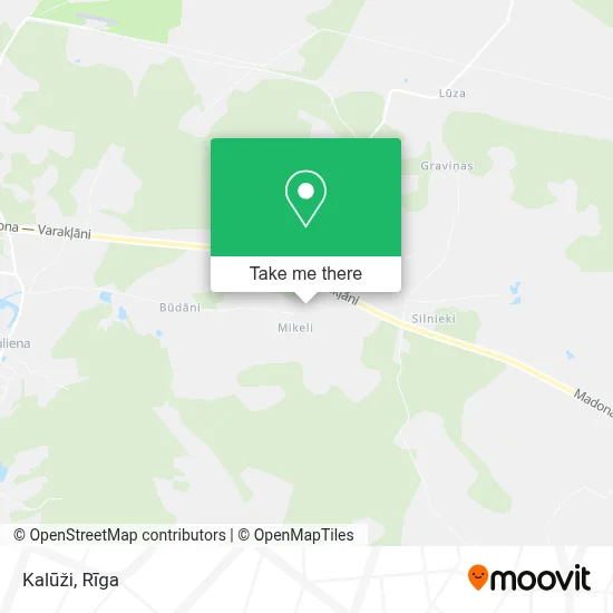 Kalūži map