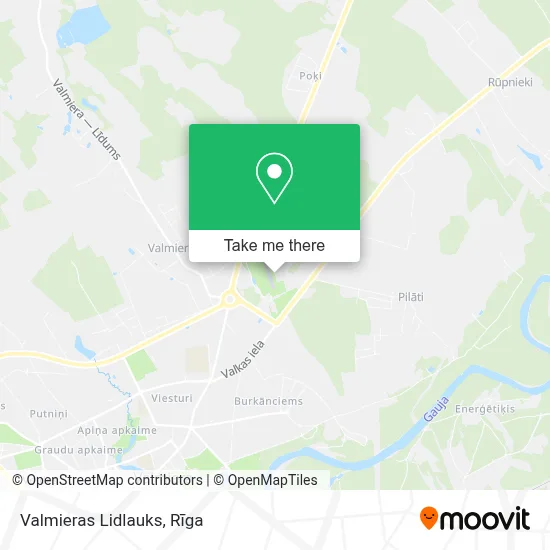 Valmieras Lidlauks map