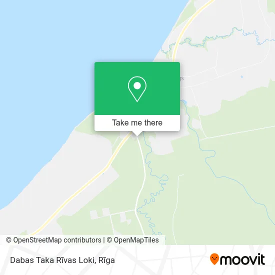 Dabas Taka Rīvas Loki map