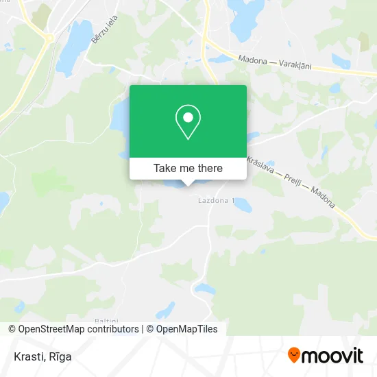 Krasti map