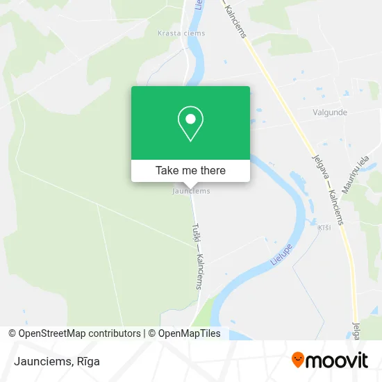 Jaunciems map