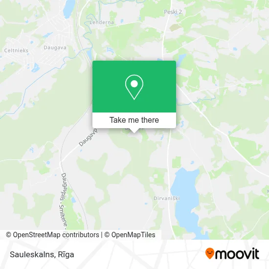 Sauleskalns map