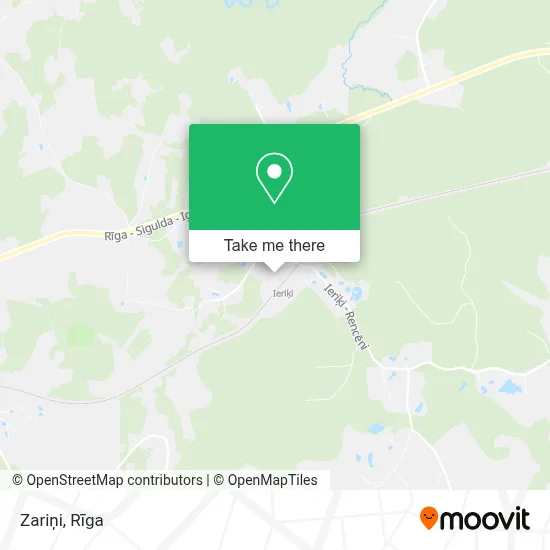 Zariņi map