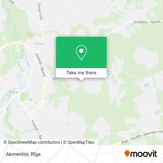 Akmentiņi map
