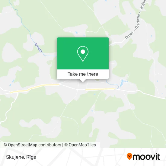 Skujene map