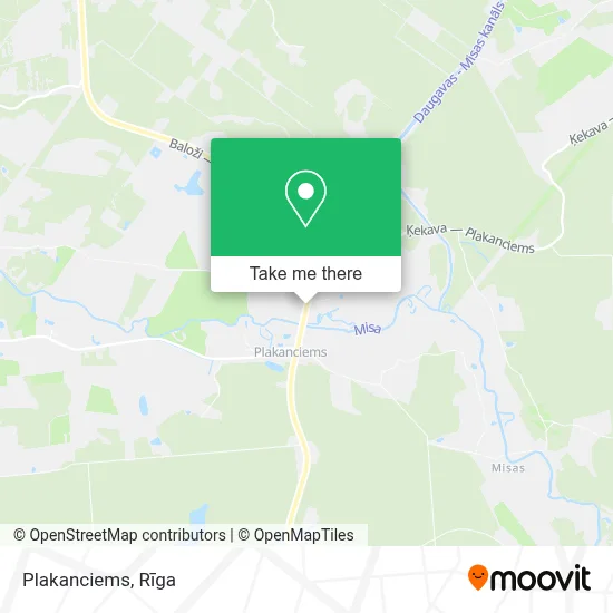 Plakanciems map